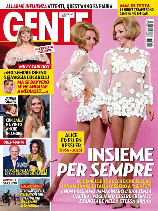 Title details for Gente by Hearst Magazines Italia spa - Available